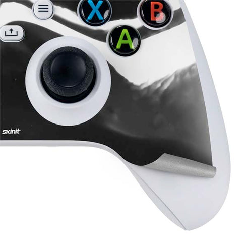 Black Marble Ink Xbox Series S Controller Skin